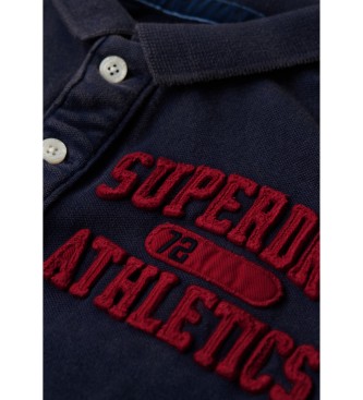 Superdry Polo vintage Athletic marine