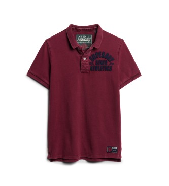 Superdry Vintage Athletic rdbrun poloshirt