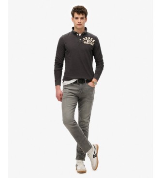Superdry Polo Vintage Athletic noir