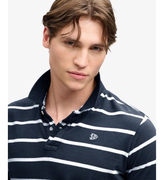 Superdry Polo Vintage Stripe marine
