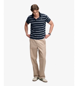 Superdry Polo Vintage Stripe marine