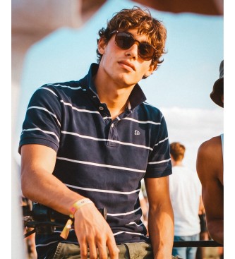 Superdry Polo Vintage Stripe marine