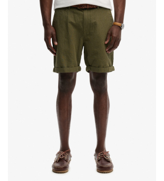 Superdry Shorts Premium Textured Chino green