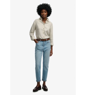 Superdry Premium Slim Hemd beige
