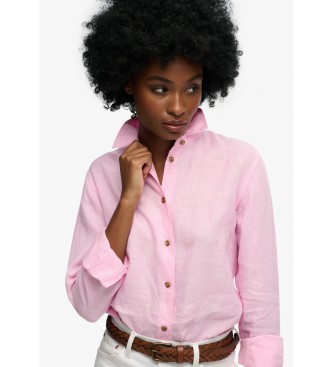 Superdry Premium Slim Hemd rosa