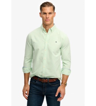 Superdry Preppy Oxford overhemd groen
