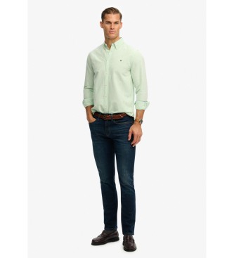 Superdry Preppy Oxford overhemd groen
