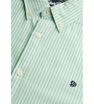 Superdry Preppy Oxford overhemd groen