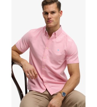 Superdry Schickes rosa Oxford-Hemd