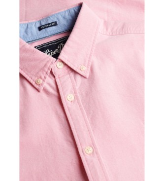 Superdry Schickes rosa Oxford-Hemd