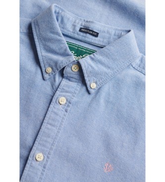 Superdry Preppy blauw oxford overhemd