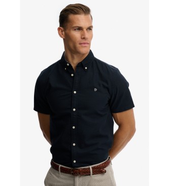 Superdry Preppy Oxford Hemd navy