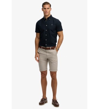 Superdry Preppy Oxford Hemd navy