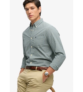 Superdry Prepy Poplin Overhemd groen