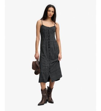 Superdry Cami Print Kleid schwarz