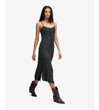 Superdry Cami Print Kleid schwarz
