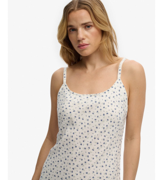 Superdry Printed Cami Maxi Dress hvid