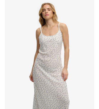 Superdry Printed Cami Maxi Dress hvid