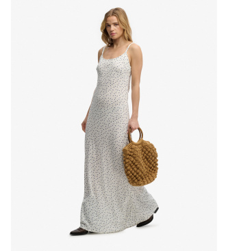 Superdry Printed Cami Maxi Dress hvid