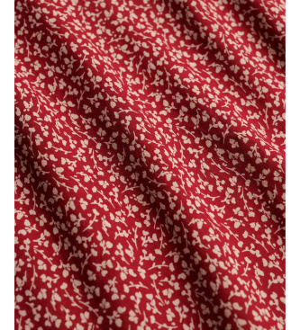 Superdry Robe cami imprim�e bordeaux