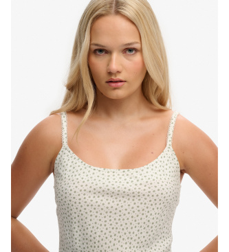 Superdry Robe Cami imprim�e verte