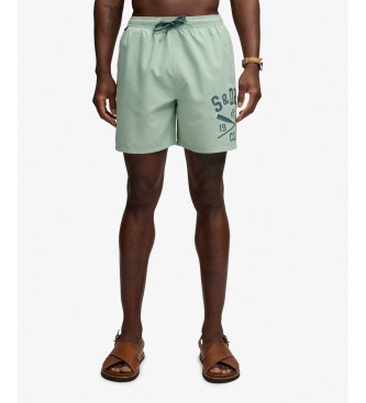 Superdry Ba�ador Printed Logo 16 verde