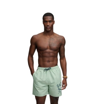 Superdry Ba�ador Printed Logo 16 verde