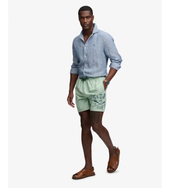 Superdry Ba�ador Printed Logo 16 verde