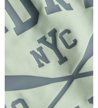 Superdry Ba�ador Printed Logo 16 verde