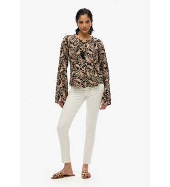 Superdry Mngfrgad blus med tryck