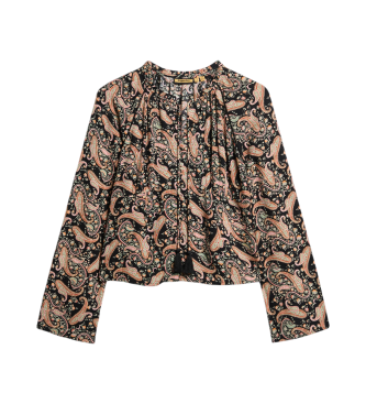 Superdry Mngfrgad blus med tryck