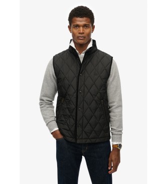 Superdry Schwarze Steppweste