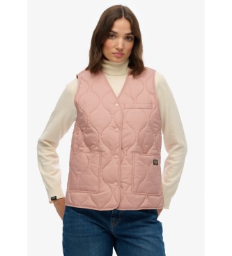 Superdry Gesteppte Lite-Liner-Weste rosa