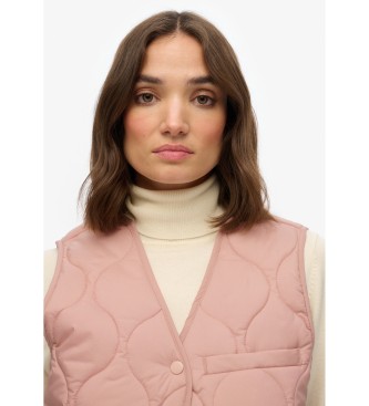Superdry Gesteppte Lite-Liner-Weste rosa