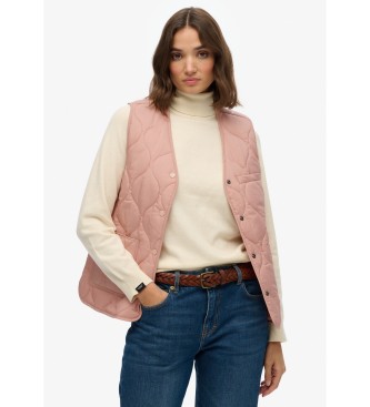 Superdry Gesteppte Lite-Liner-Weste rosa