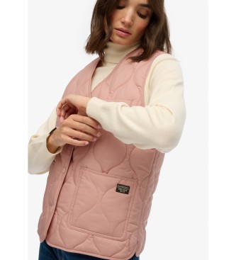Superdry Gesteppte Lite-Liner-Weste rosa