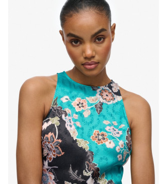 Superdry Abito jacquard blu e nero