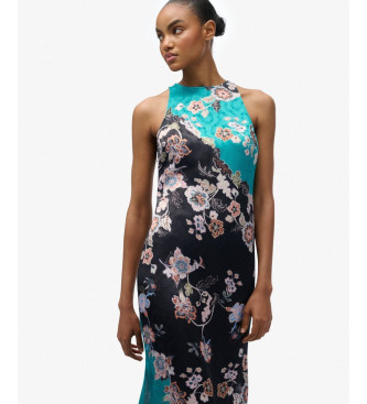 Superdry Abito jacquard blu e nero