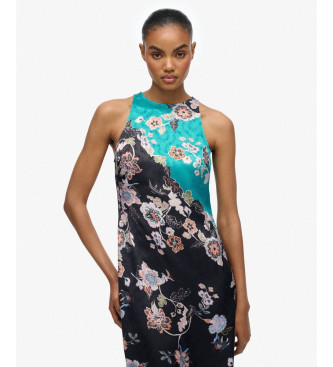 Superdry Abito jacquard blu e nero