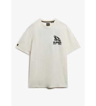 Superdry Record Label Oversized beige T-shirt