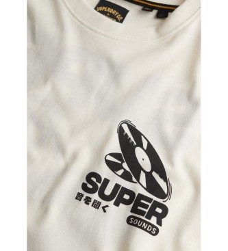 Superdry Record Label Oversized beige T-shirt