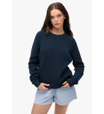 Superdry Relaxed navy jumper