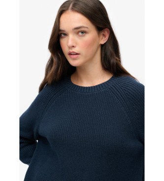 Superdry Relaxed navy jumper