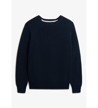 Superdry Relaxed navy jumper