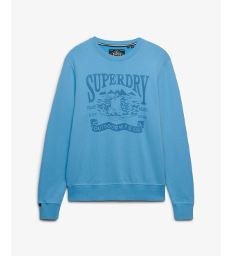 Superdry Retro sweatshirt blauw