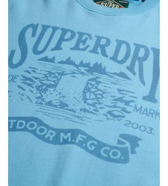 Superdry Retro sweatshirt blauw