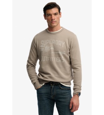 Superdry Sudadera Retro Outdoor taupe