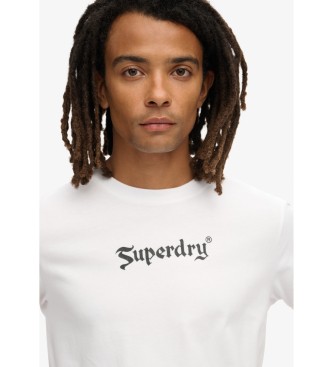 Superdry Retro Rock Graphic T-shirt blanc