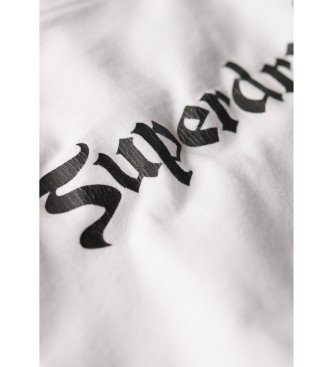 Superdry Retro Rock Graphic T-shirt blanc