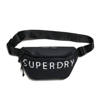 Superdry Festivalska platnena torba za zadnjico črna